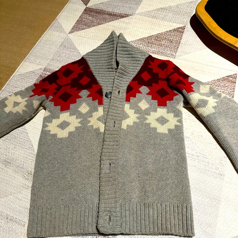 Tea Collection kids size S (4-5) argyle sweater